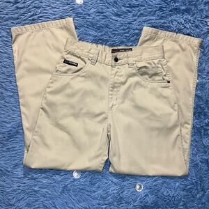 VINTAGE Fubu Khaki Pants Size 27 Waist Unisex Brown Classic Y2K